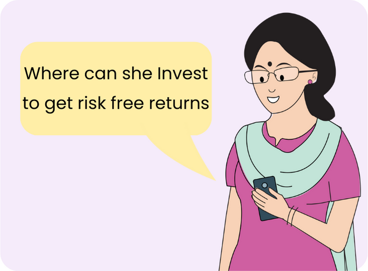 Recently, I was trying to find risk free investment options for my friend Mariyam Tai.